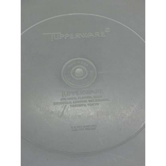 Tupperware Vintage Carolier veggie and relish tray 12.75" diameter 1.75" READ - Picture 8 of 8